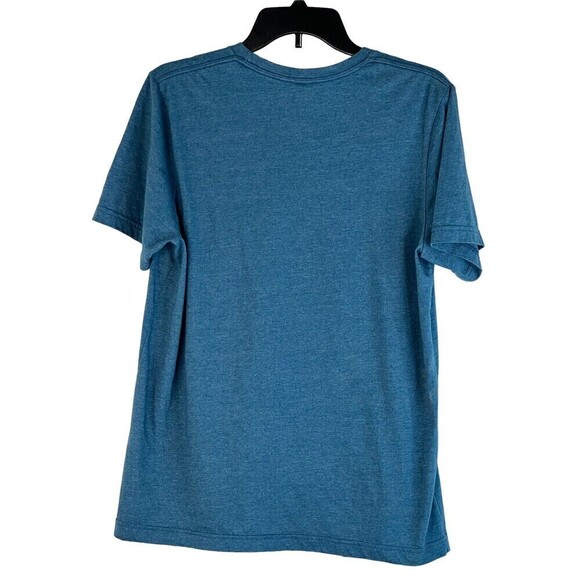 Bella Canvas Turquoise "Know Love Follow" Graphic Print Tee Shirt Size Large - Picture 5 of 6